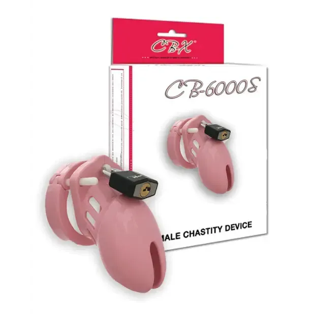 CB6000S Pink Male Chastity Cage CBX Male Sex Toys