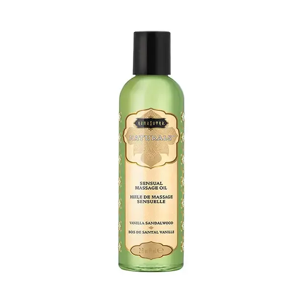 Couples Kama Sutra Kama Sutra Naturals Massage Oil 2 Oz Vanilla Sandalwood