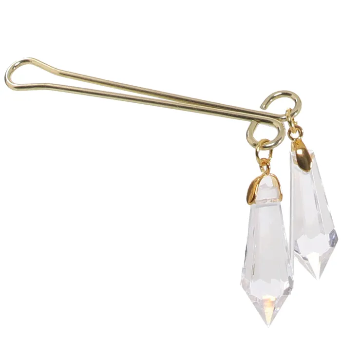 Dildos CalExotics Cleopatra NonPiercing Clit Jewelry in Crystal Clear