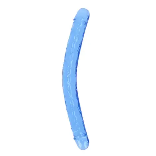 Dildos RealRock Crystal Clear Double Dong 18 in DualEnded Dildo Blue SHOTS AMERICA Dildos RealRock Crystal Clear Double Dong 18 in DualEnded Dildo Blue SHOTS AMERICA