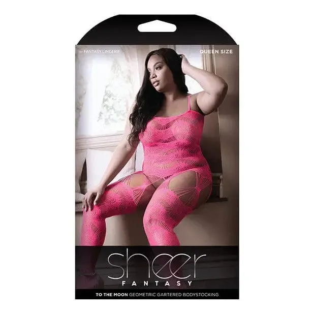 Fantasy Lingerie Sheer Fantasy To The Moon Multi Garter Bodystocking Vibrators Fantasy Lingerie Sheer Fantasy To The Moon Multi Garter Bodystocking Vibrators