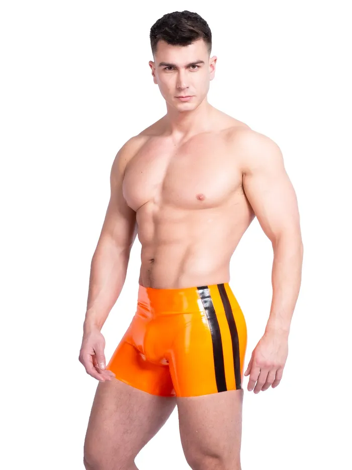 HonourSkintwocom Vibrators Blazing Orange Mid Length Shorts