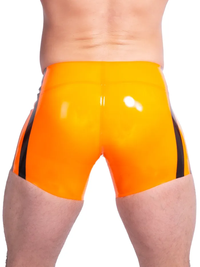 HonourSkintwocom Vibrators Blazing Orange Mid Length Shorts
