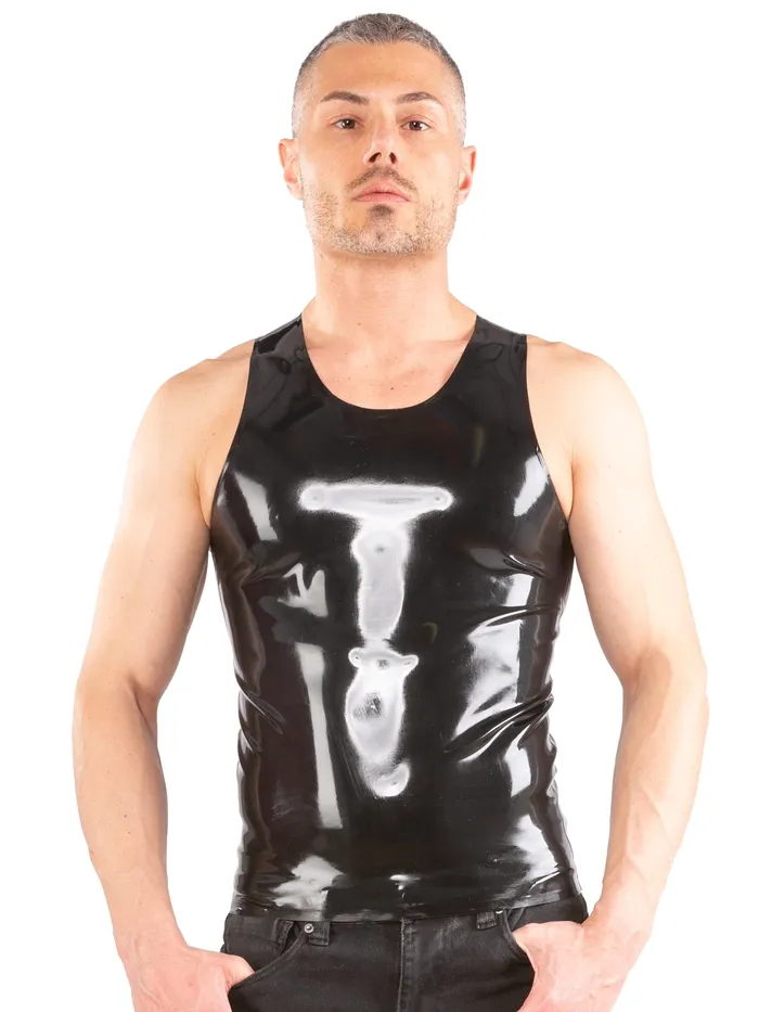 HonourSkintwocom Vibrators Latex YBack Singlet