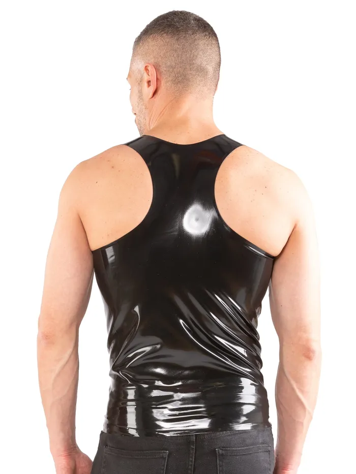 HonourSkintwocom Vibrators Latex YBack Singlet