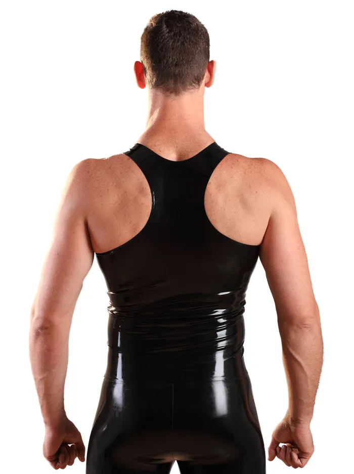 HonourSkintwocom Vibrators Latex YBack Singlet