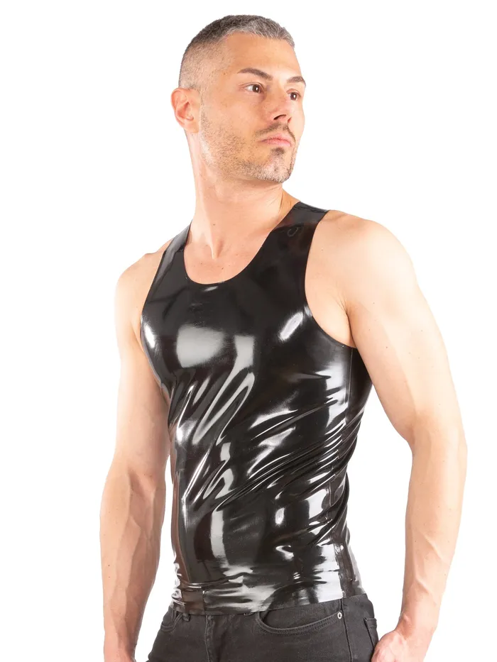 HonourSkintwocom Vibrators Latex YBack Singlet
