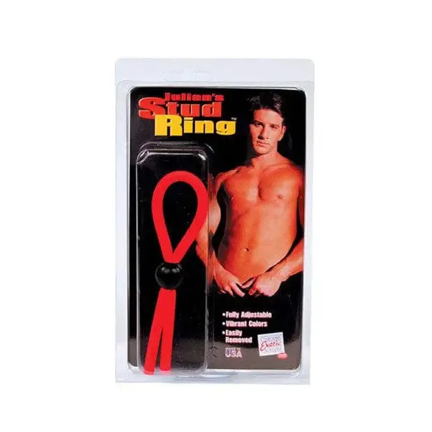 Julians Stud Ring Assorted Colors CalExotics Male Sex Toys