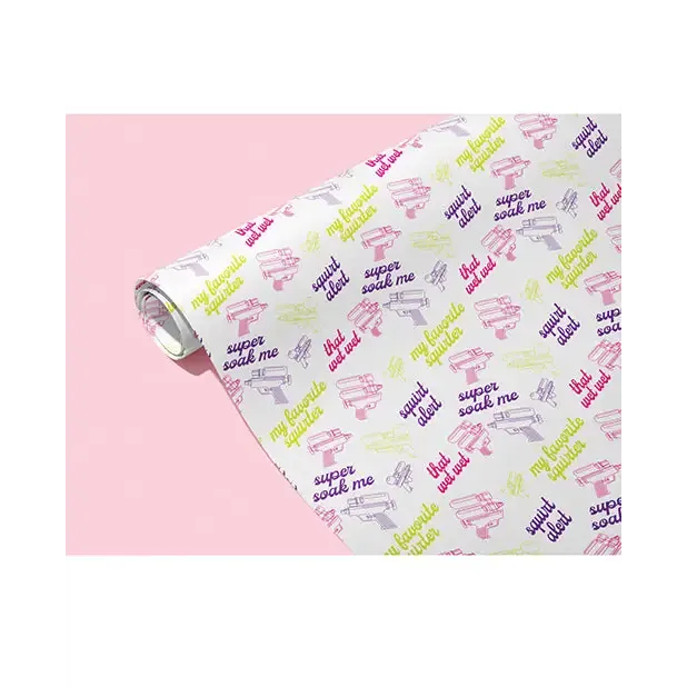 KushKards Vibrators Squirt Alert Naughty Wrapping Paper