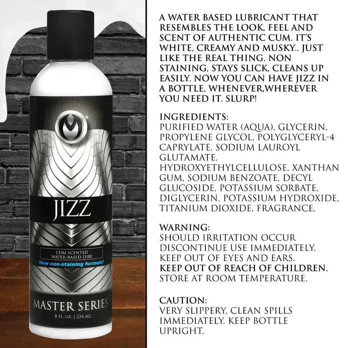 Male Sex Toys Master Series Master Series Jizz Water Based Cum Scented Lube Male Sex Toys Master Series Master Series Jizz Water Based Cum Scented Lube