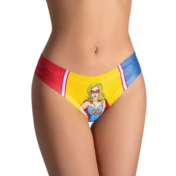 Male Sex Toys memme Mememe Comics Wonder Girl Printed Thong