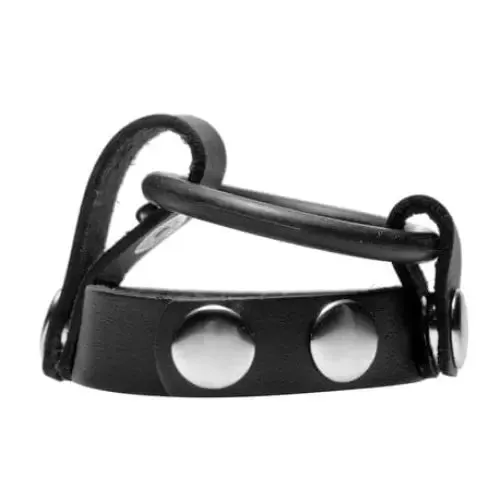 Male Sex Toys Strict Leather Leather Cock Ring Harness
