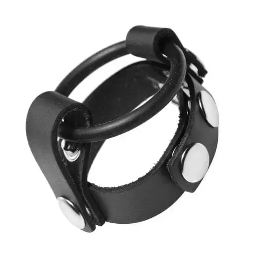 Male Sex Toys Strict Leather Leather Cock Ring Harness