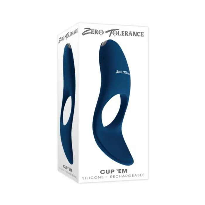 Male Sex Toys Zero Tolerance Zero Tolerance Cup Em Rechargeable Ball Cup CRing Silicone Blue Male Sex Toys Zero Tolerance Zero Tolerance Cup Em Rechargeable Ball Cup CRing Silicone Blue