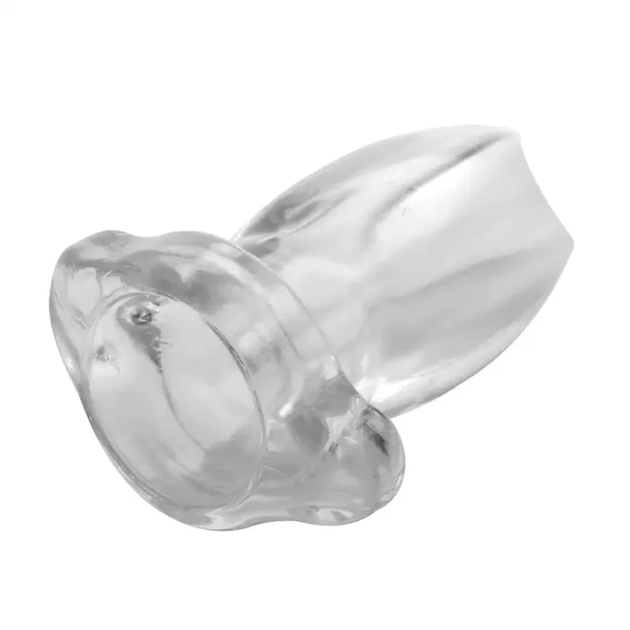 Master Series Male Sex Toys Peephole Clear Hollow Anal Plug Master Series Male Sex Toys Peephole Clear Hollow Anal Plug