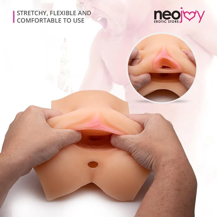 Neojoy Neojoy Sex Doll TPE Realistic Vibrating Vagina Ass Male Masturbator Small 255 Kg Male Sex Toys