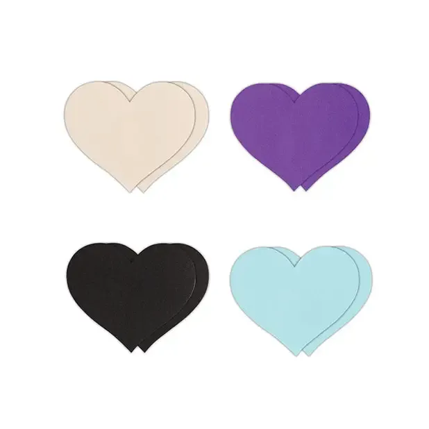 NS Novelties Anal Pretty Pasties Heart I Assorted 4 Pair NS Novelties Anal Pretty Pasties Heart I Assorted 4 Pair