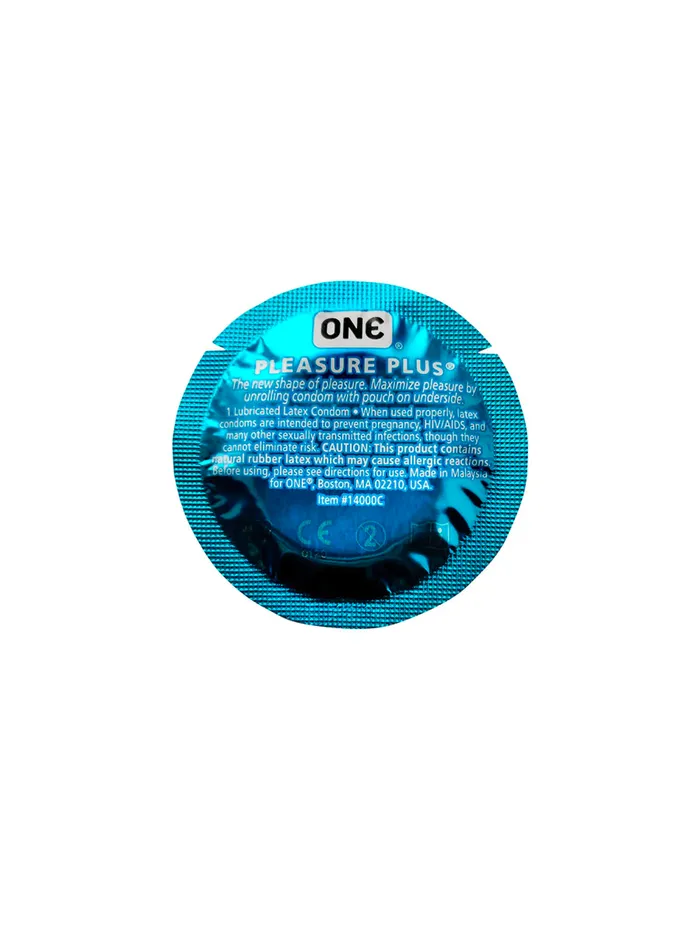 One Pleasure Plus Condoms 12 Pack ONE Vibrators