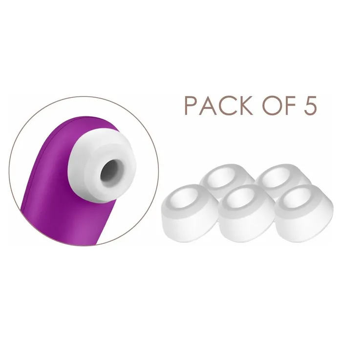 Satisfyer 1 Climax Tips Pack of 5 White Satisfyer Vibrators