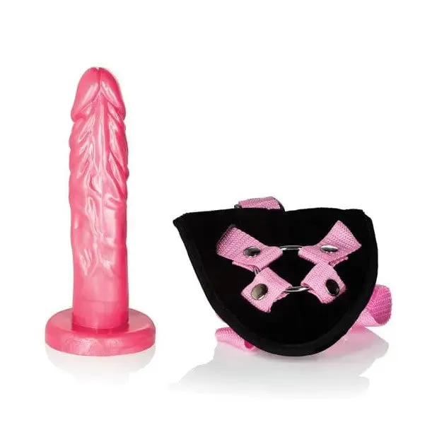 Shanes World Pink Harness Wstud CalExotics Vibrators Shanes World Pink Harness Wstud CalExotics Vibrators