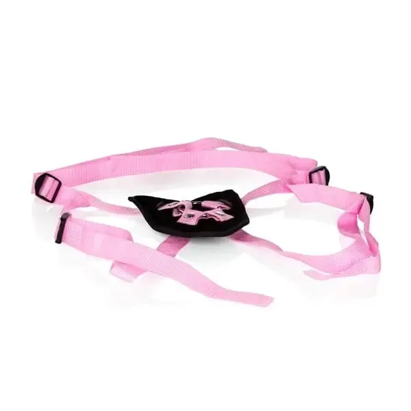 Shanes World Pink Harness Wstud CalExotics Vibrators Shanes World Pink Harness Wstud CalExotics Vibrators