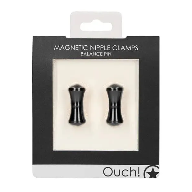 Shots America Vibrators Shots Ouch Balance Pin Magnetic Nipple Clamps