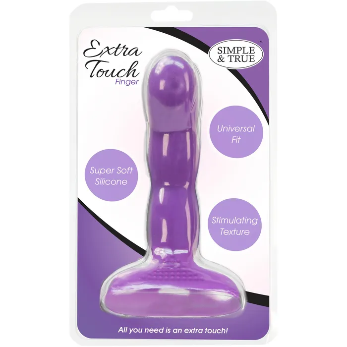 Simple and True Vibrators Simple and True Extra Touch Finger Dong Purple