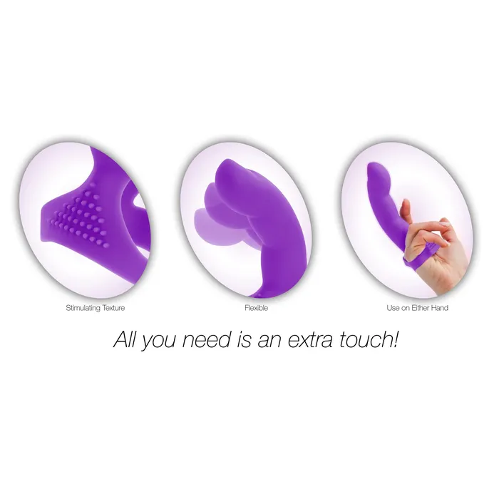 Simple and True Vibrators Simple and True Extra Touch Finger Dong Purple