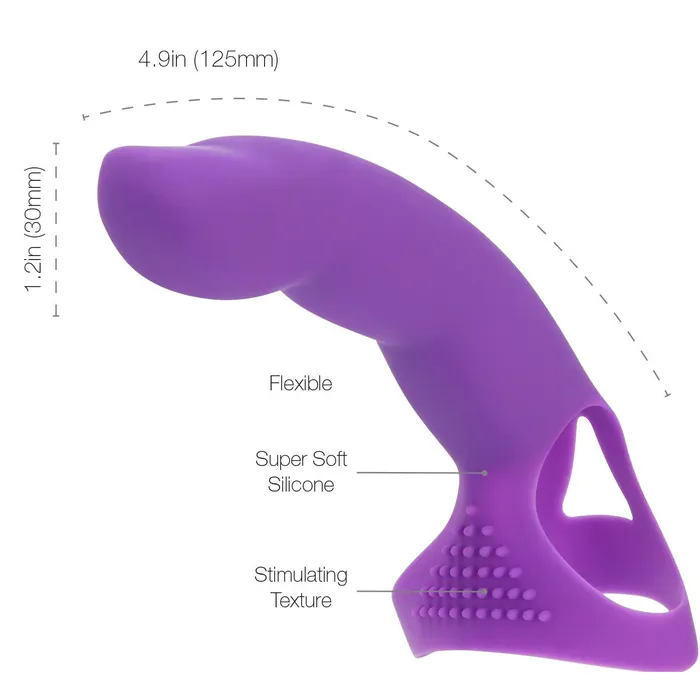 Simple and True Vibrators Simple and True Extra Touch Finger Dong Purple