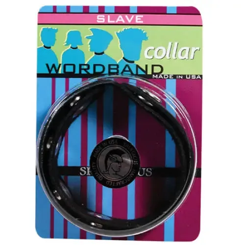 Spartacus Vibrators Spartacus Word Band Collar Slave