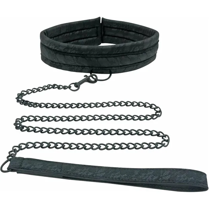 Sportsheets Sincerely Lace Collar Leash Black Sportsheets Anal