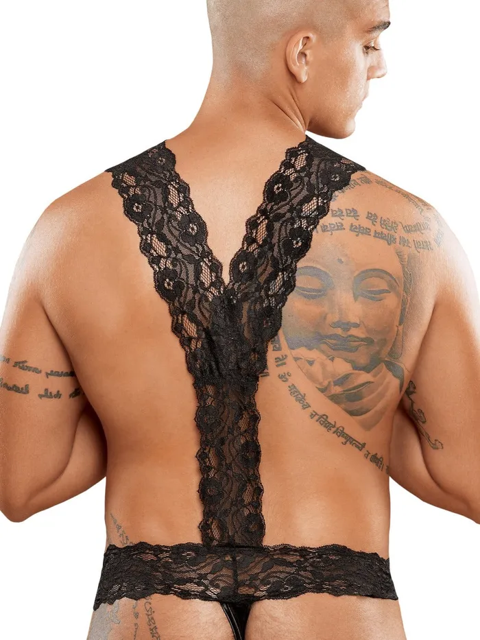 Teddies And Bodies HonourSkintwocom Sling Thong Scan Lace Straps Size SM