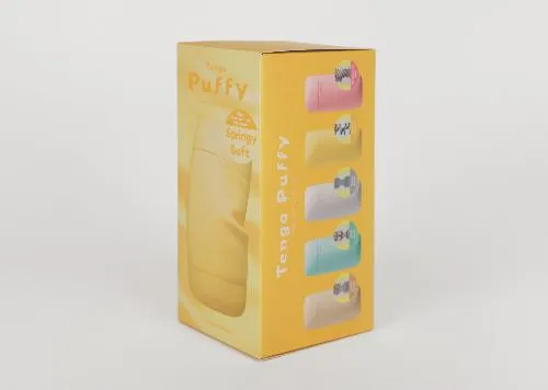 Tenga Puffy Custard Yellow UK TENGA STORE Vibrators
