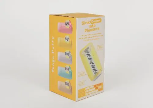 Tenga Puffy Custard Yellow UK TENGA STORE Vibrators