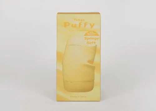 Tenga Puffy Custard Yellow UK TENGA STORE Vibrators