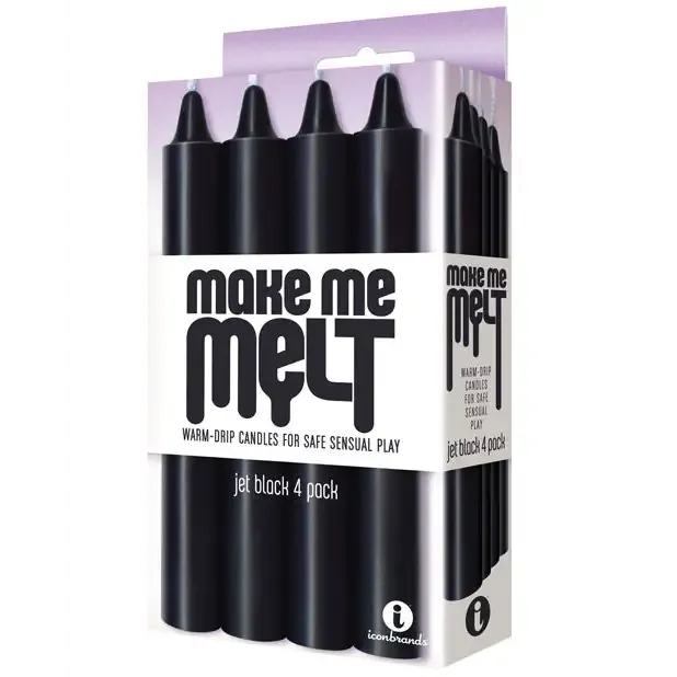 The 9s Make Me Melt Sensual Warm Drip Candles Icon Brands INC Vibrators