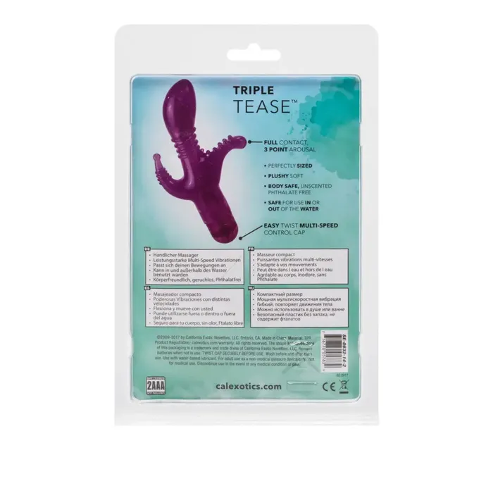 Triple Tease California Exotic Novelties Vibrators Triple Tease California Exotic Novelties Vibrators