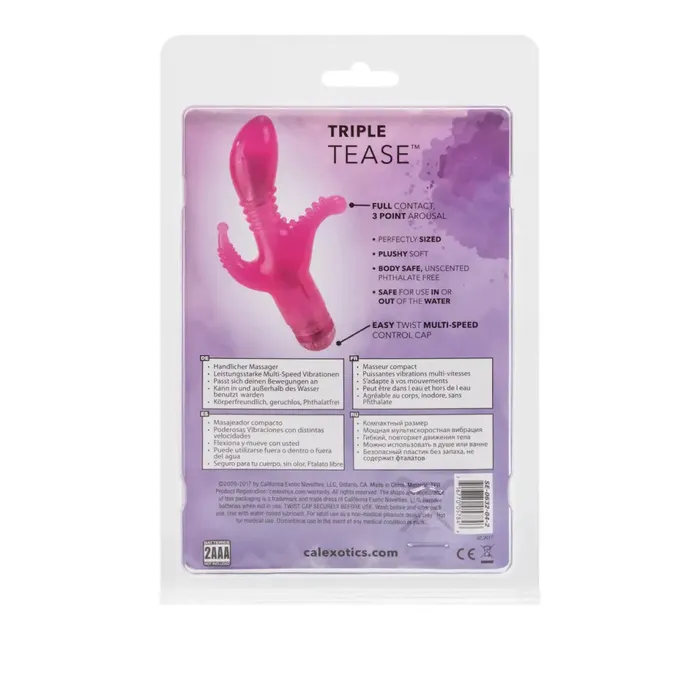 Triple Tease California Exotic Novelties Vibrators Triple Tease California Exotic Novelties Vibrators