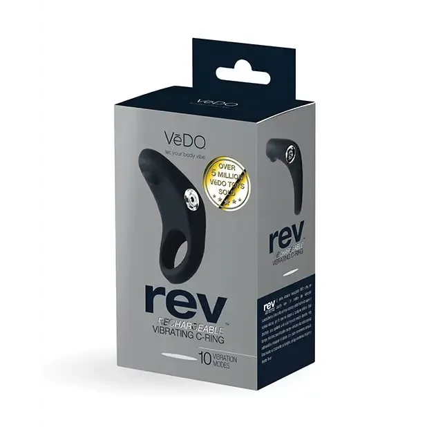 VDO Vibrators VeDO Rev Rechargeable Vibrating CRing Purple VDO Vibrators VeDO Rev Rechargeable Vibrating CRing Purple