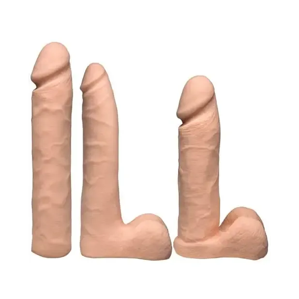 Vaculock Dual Density Experienced Set Vanilla Doc Johnson Dildos