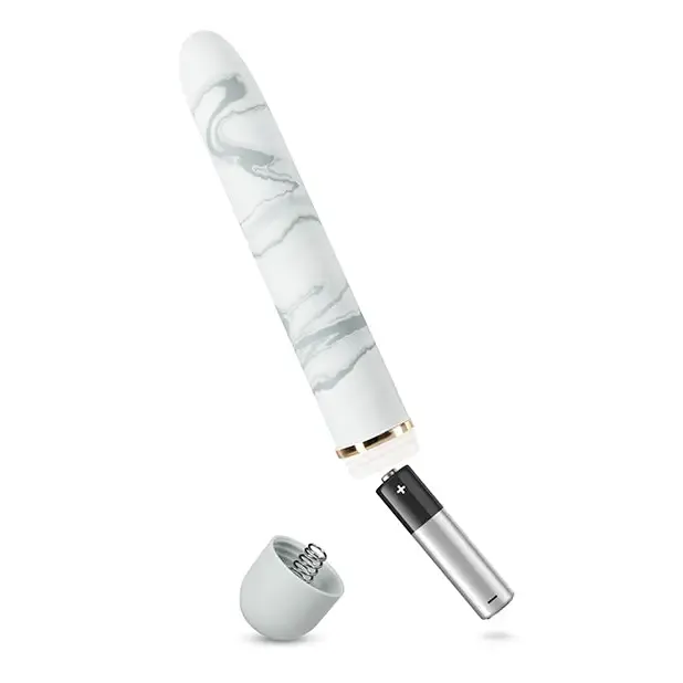 Vibrators Blush Blush The Collection Swept Away Slimline Vibrator White Vibrators Blush Blush The Collection Swept Away Slimline Vibrator White