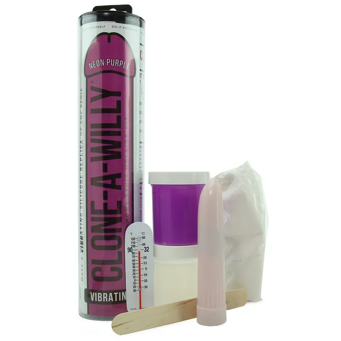 Vibrators Empire Labs CloneAWilly Vibrator Kit in Neon Purple