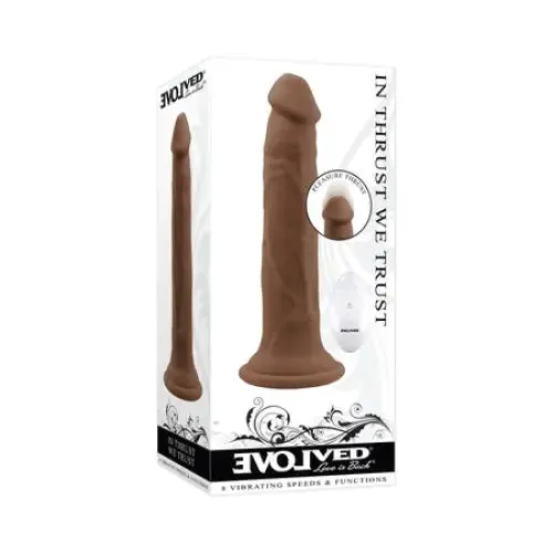 Vibrators Evolved Evolved In Thrust We Trust Rechargeable Silicone Thrusting Vibrator Vibrators Evolved Evolved In Thrust We Trust Rechargeable Silicone Thrusting Vibrator