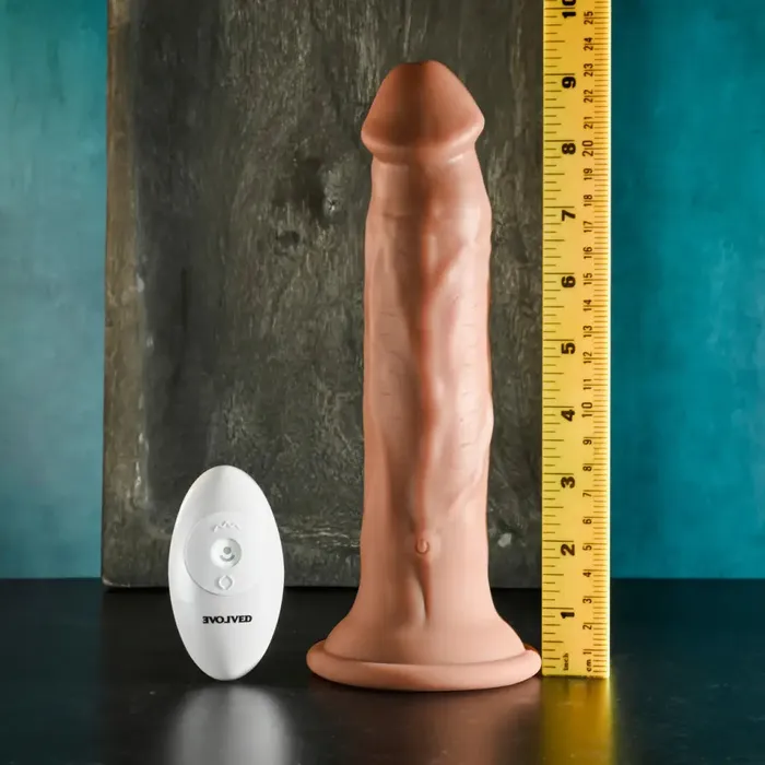 Vibrators Evolved Evolved In Thrust We Trust Rechargeable Silicone Thrusting Vibrator