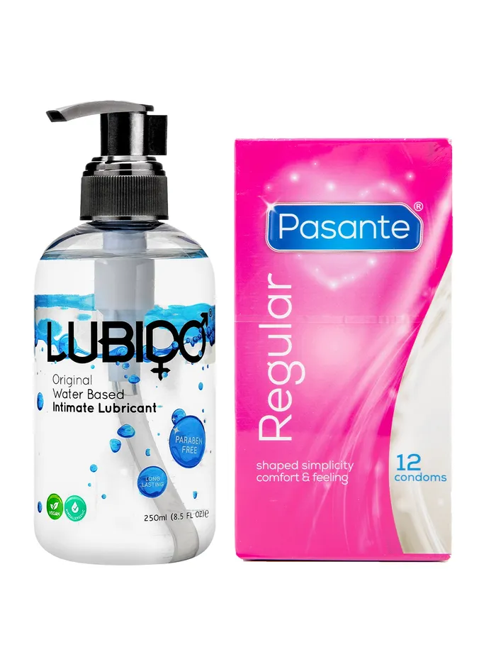 Vibrators HonourSkintwocom Essentials Bundle Condom and Lube