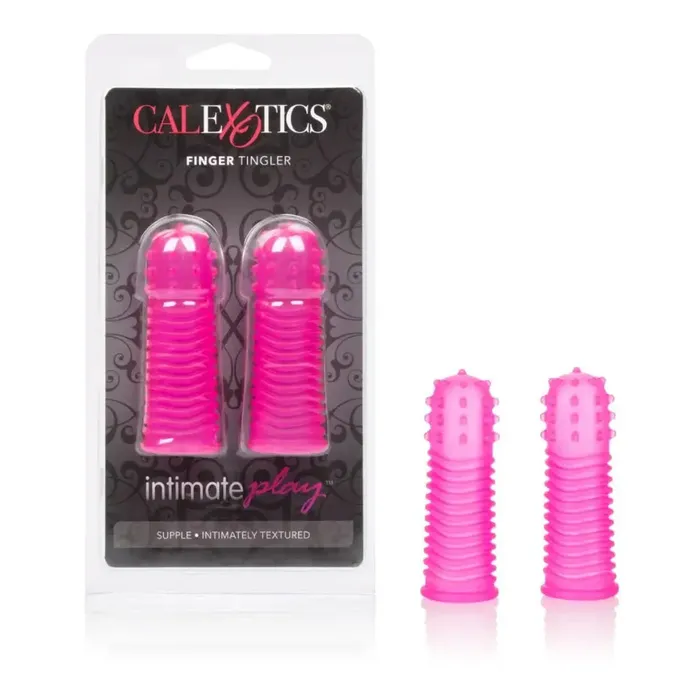 Vibrators Intimate Play Finger Tingler Pink CalExotics