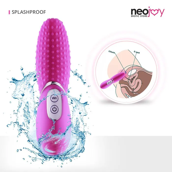 Vibrators Neojoy Tongue Vibe Silicone Clitoral Vibrator 7Speed Functions Pink Neojoy