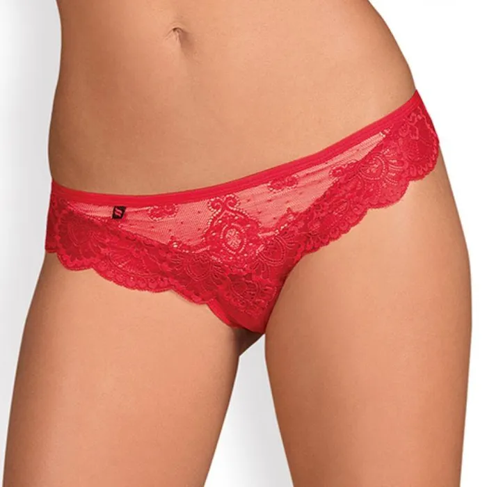 Vibrators Obsessive Sexy Lingerie 853 Thong Red Obsessive
