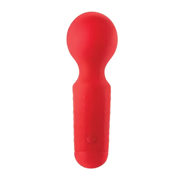 Vibrators Vvole Luv Inc Mw65 Mini Wand Rechargeable Flexible Silicone Vibrator Red Vibrators Vvole Luv Inc Mw65 Mini Wand Rechargeable Flexible Silicone Vibrator Red