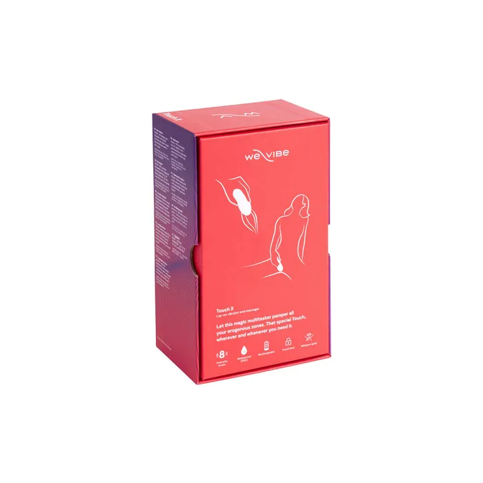Vibrators WeVibe WeVibe Touch X Lay On Vibrator Crave Coral